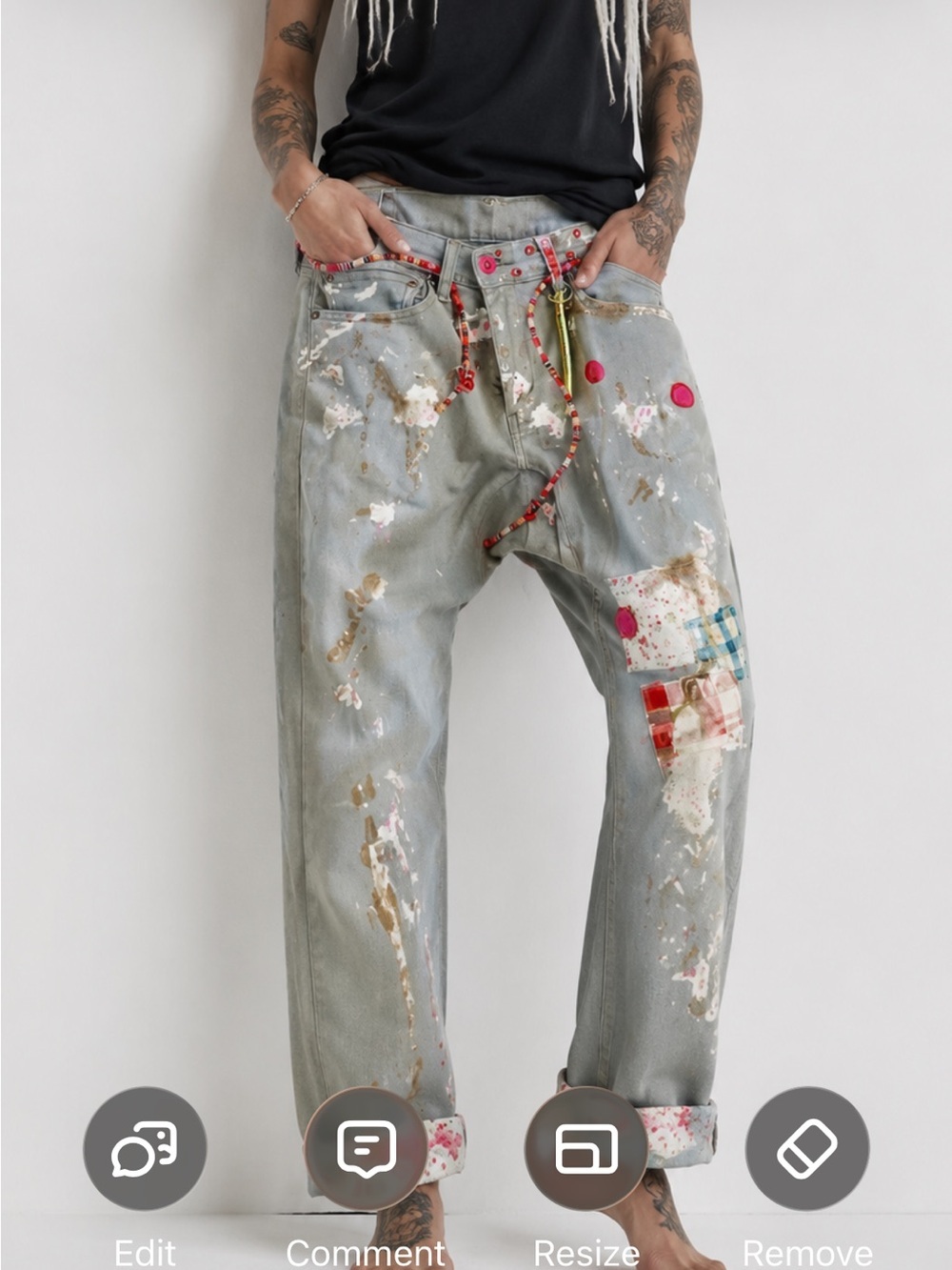 Levi’s festival ready jeans